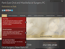 Tablet Screenshot of parkeastoms.com